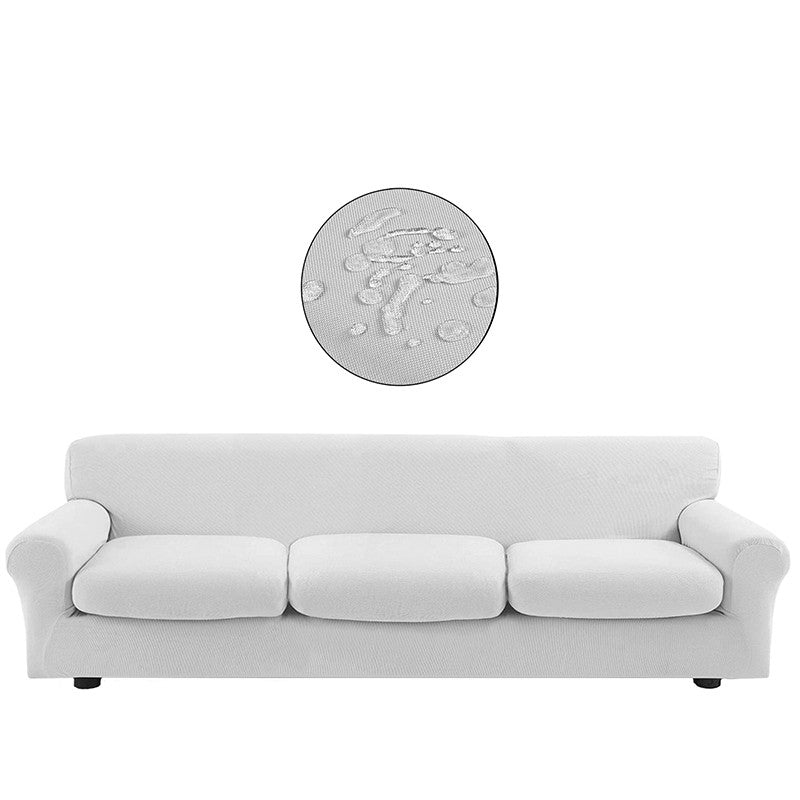 Copridivano bielastico antimacchia con copricuscino