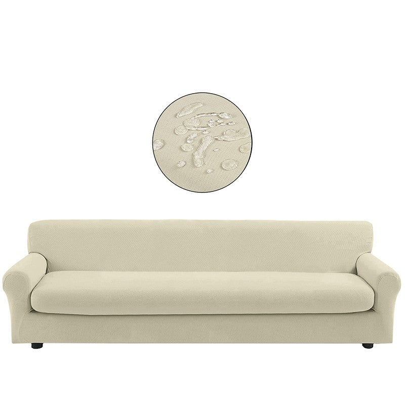 Copridivano bielastico antimacchia con copricuscino