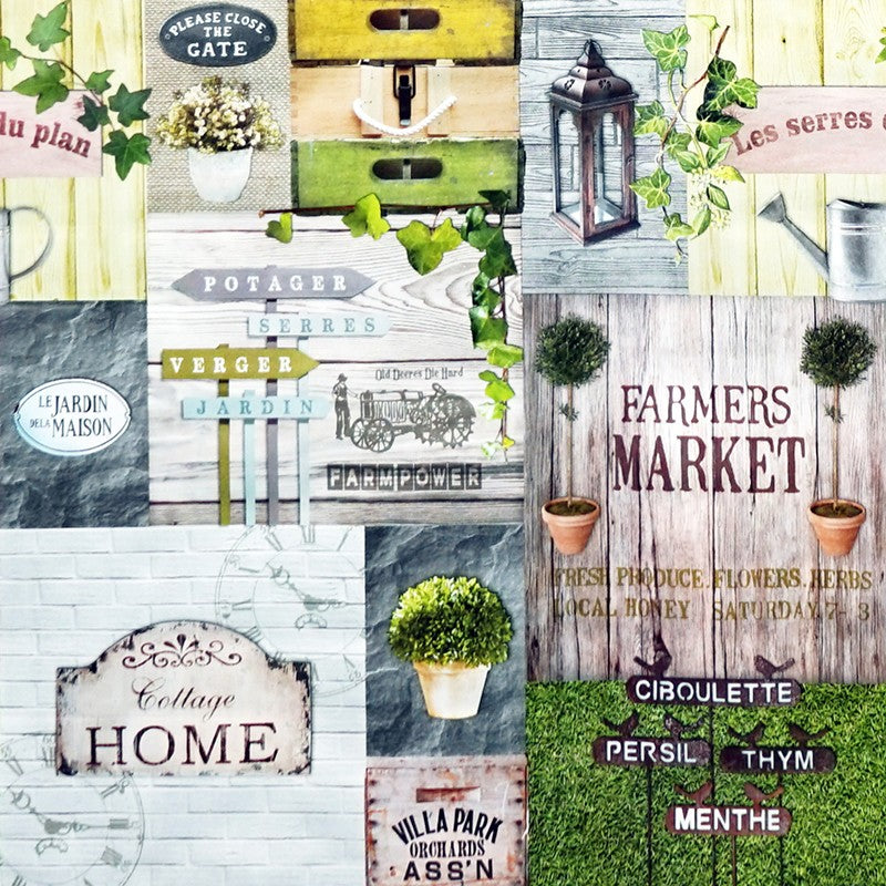 Tovaglia cerata antimacchia in PVC - Cottage