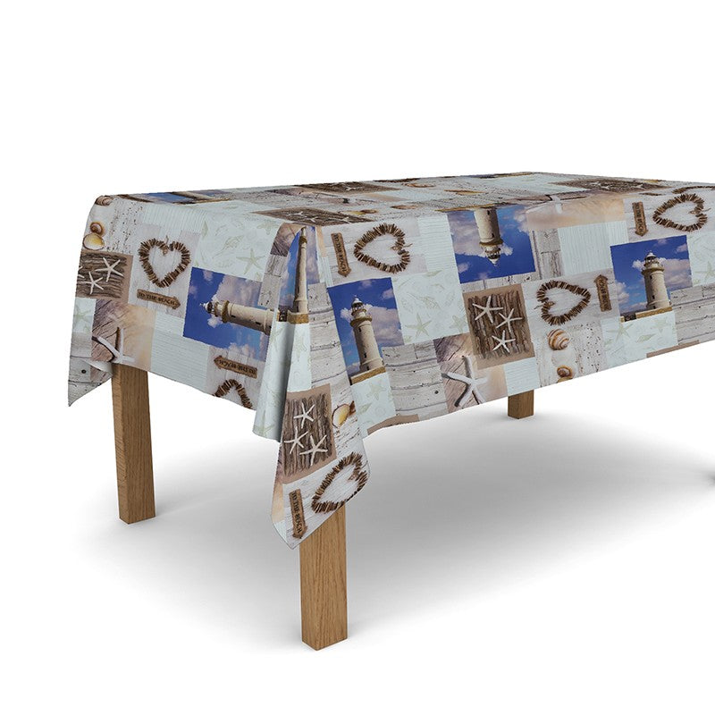 Tovaglia cerata antimacchia in PVC - Sapore Di Mare