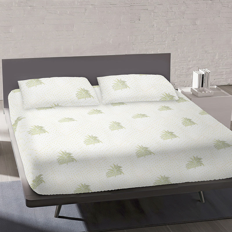 Coprimaterasso Aloe Vera anallergico antiacaro e traspirante