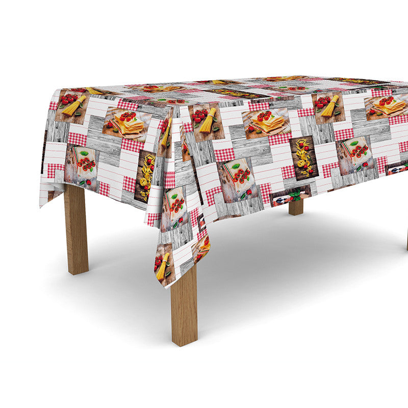 Tovaglia cerata antimacchia in PVC - Pasta