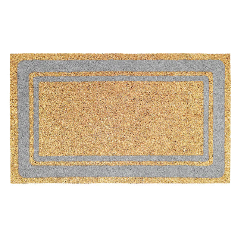 Zerbino in cocco 40x70 cm BORDER GRIGIO