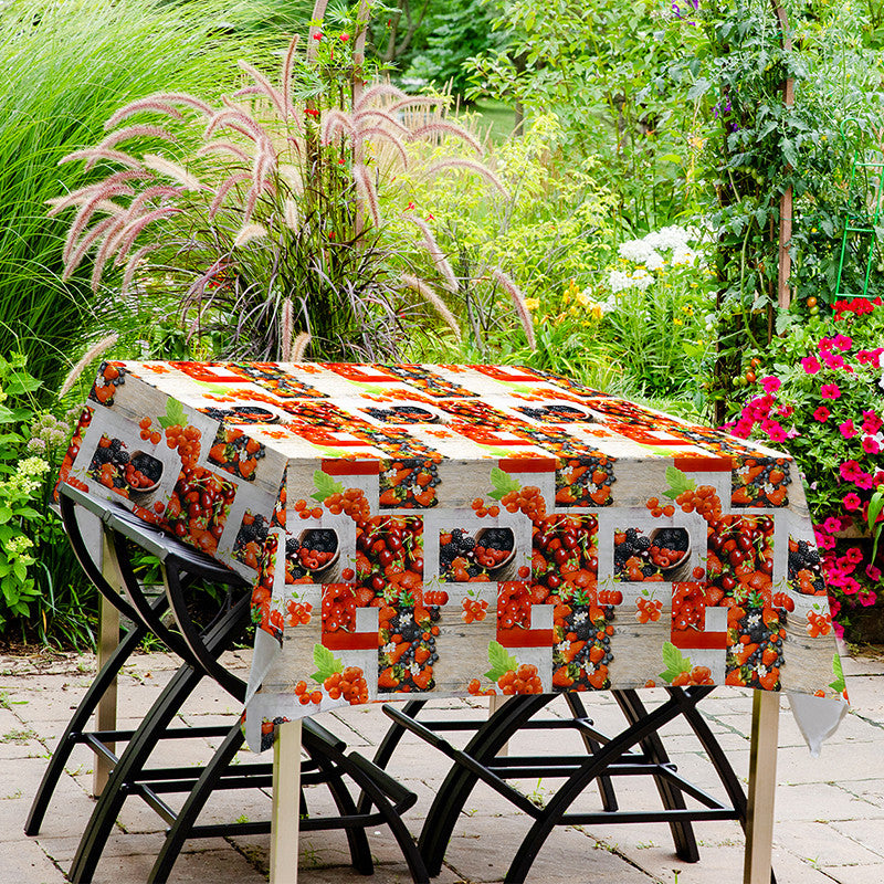 Tovaglia cerata antimacchia in PVC - Frutti Di Bosco