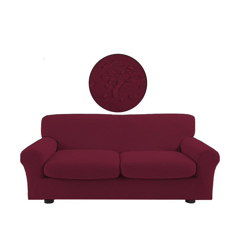 Copridivano bielastico antimacchia con copricuscino