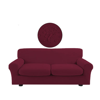 Copridivano bielastico antimacchia con copricuscino