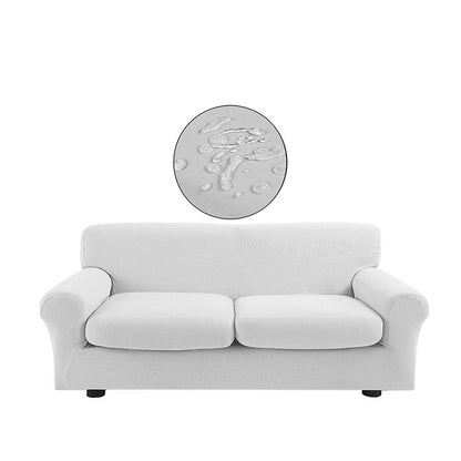 Copridivano bielastico antimacchia con copricuscino