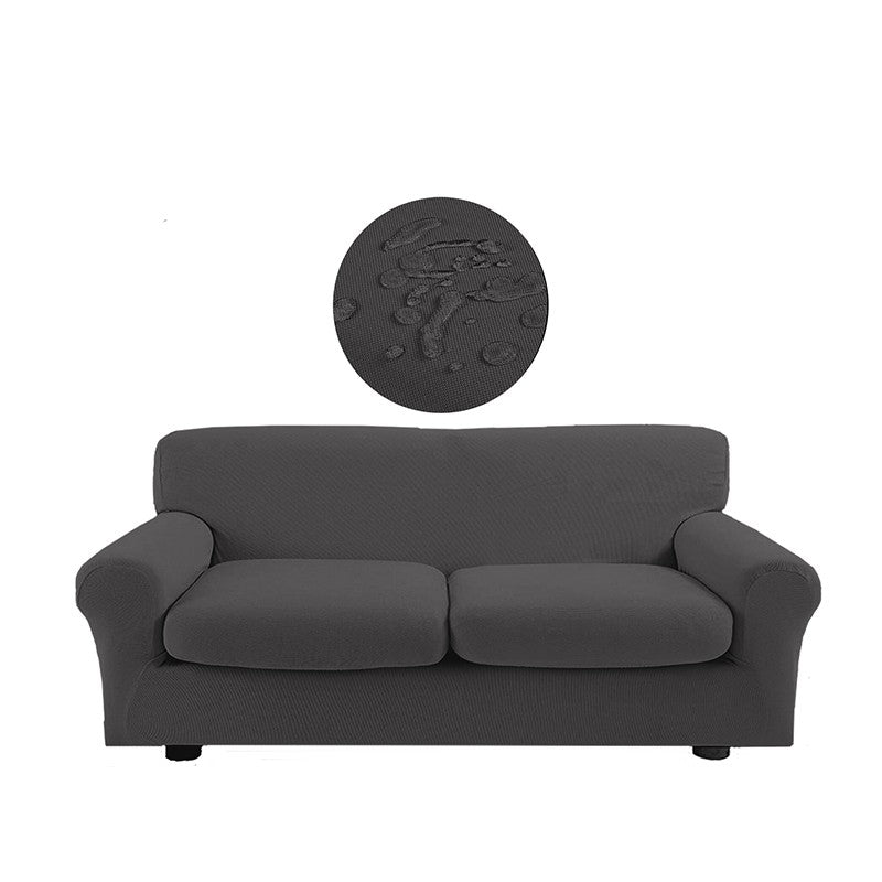 Copridivano bielastico antimacchia con copricuscino