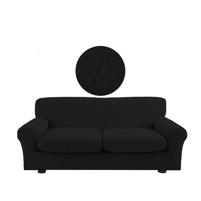 Copridivano bielastico antimacchia con copricuscino