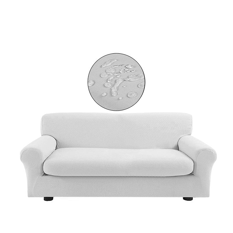 Copridivano bielastico antimacchia con copricuscino