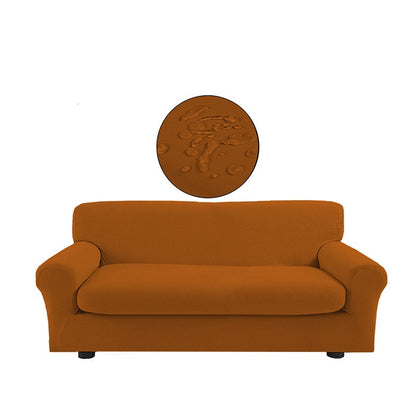 Copridivano bielastico antimacchia con copricuscino