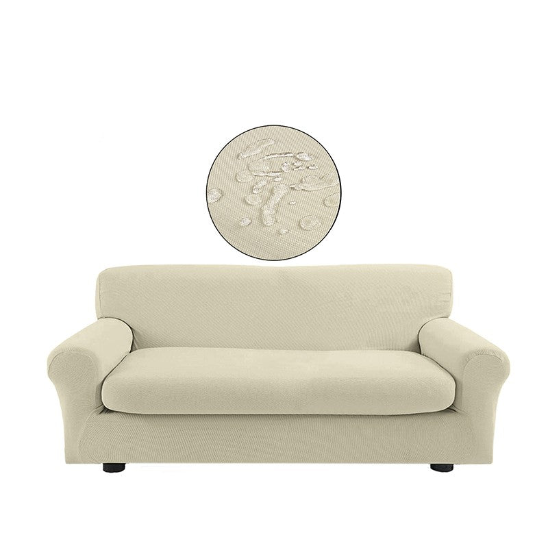 Copridivano bielastico antimacchia con copricuscino