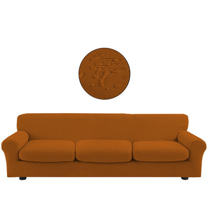 Copridivano bielastico antimacchia con copricuscino