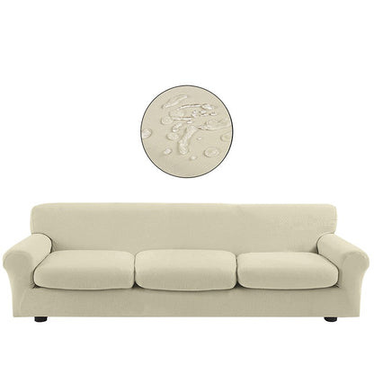 Copridivano bielastico antimacchia con copricuscino