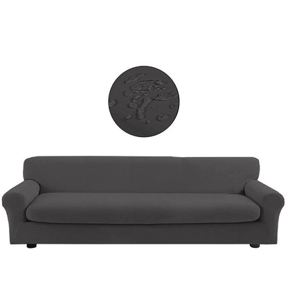 Copridivano bielastico antimacchia con copricuscino