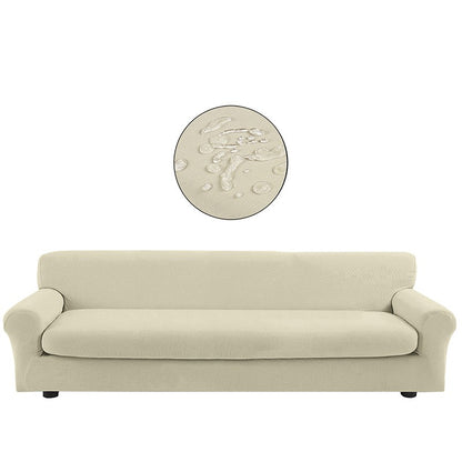 Copridivano bielastico antimacchia con copricuscino