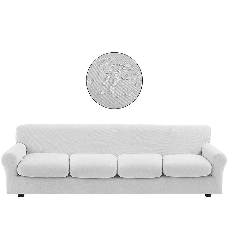 Copridivano bielastico antimacchia con copricuscino