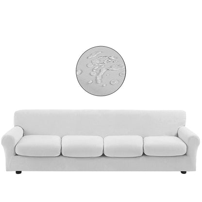 Copridivano bielastico antimacchia con copricuscino