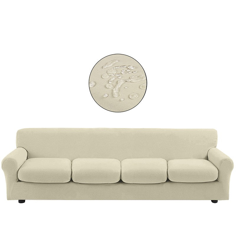 Copridivano bielastico antimacchia con copricuscino