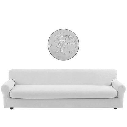 Copridivano bielastico antimacchia con copricuscino