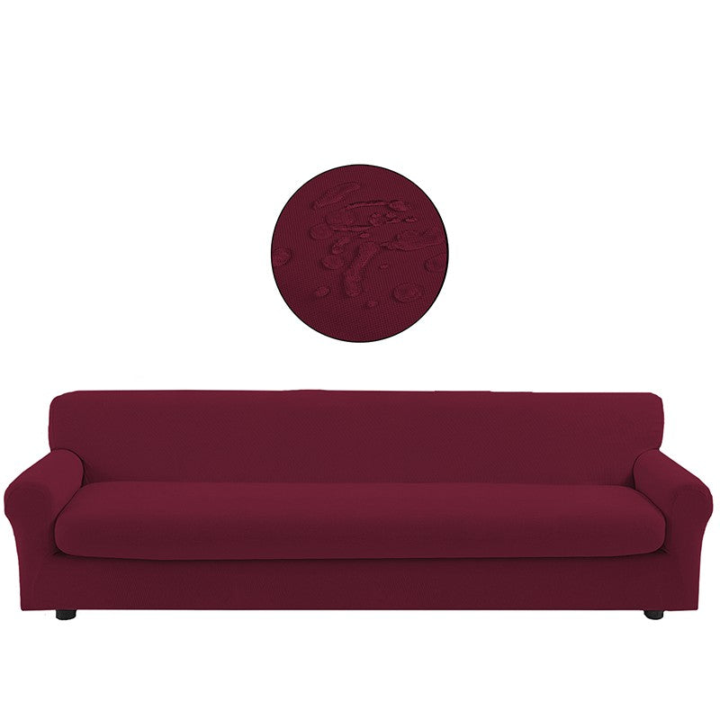 Copridivano bielastico antimacchia con copricuscino