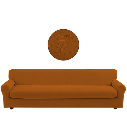 Copridivano bielastico antimacchia con copricuscino