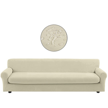 Copridivano bielastico antimacchia con copricuscino