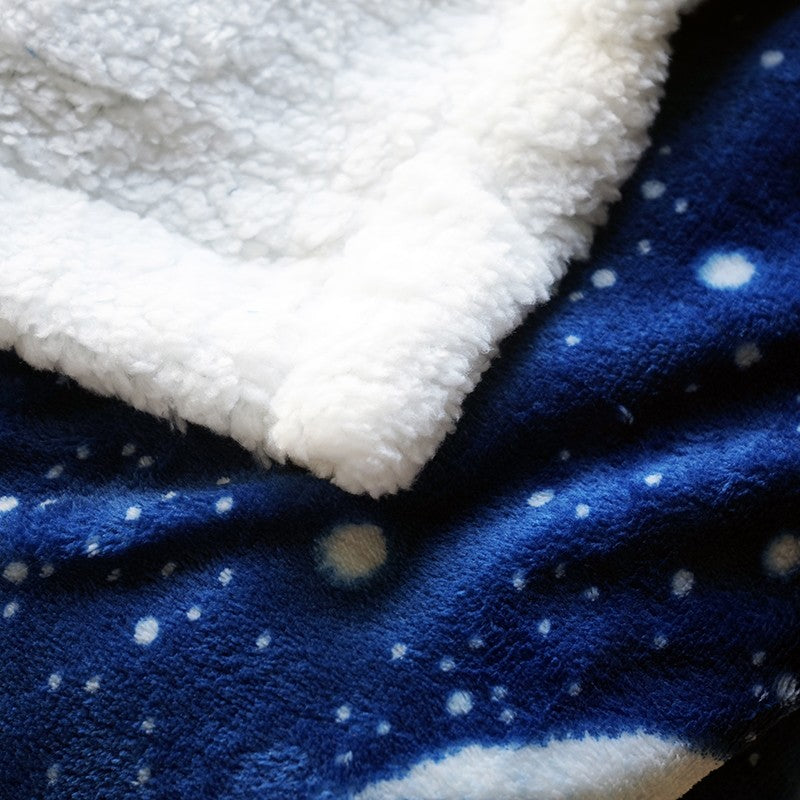 Plaid coperta Nordic UNIVERSO 130x160 cm