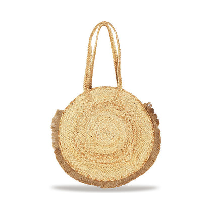 Borsa estiva da mare, spiaggia, in juta interamente realizzata a mano ISCHIA