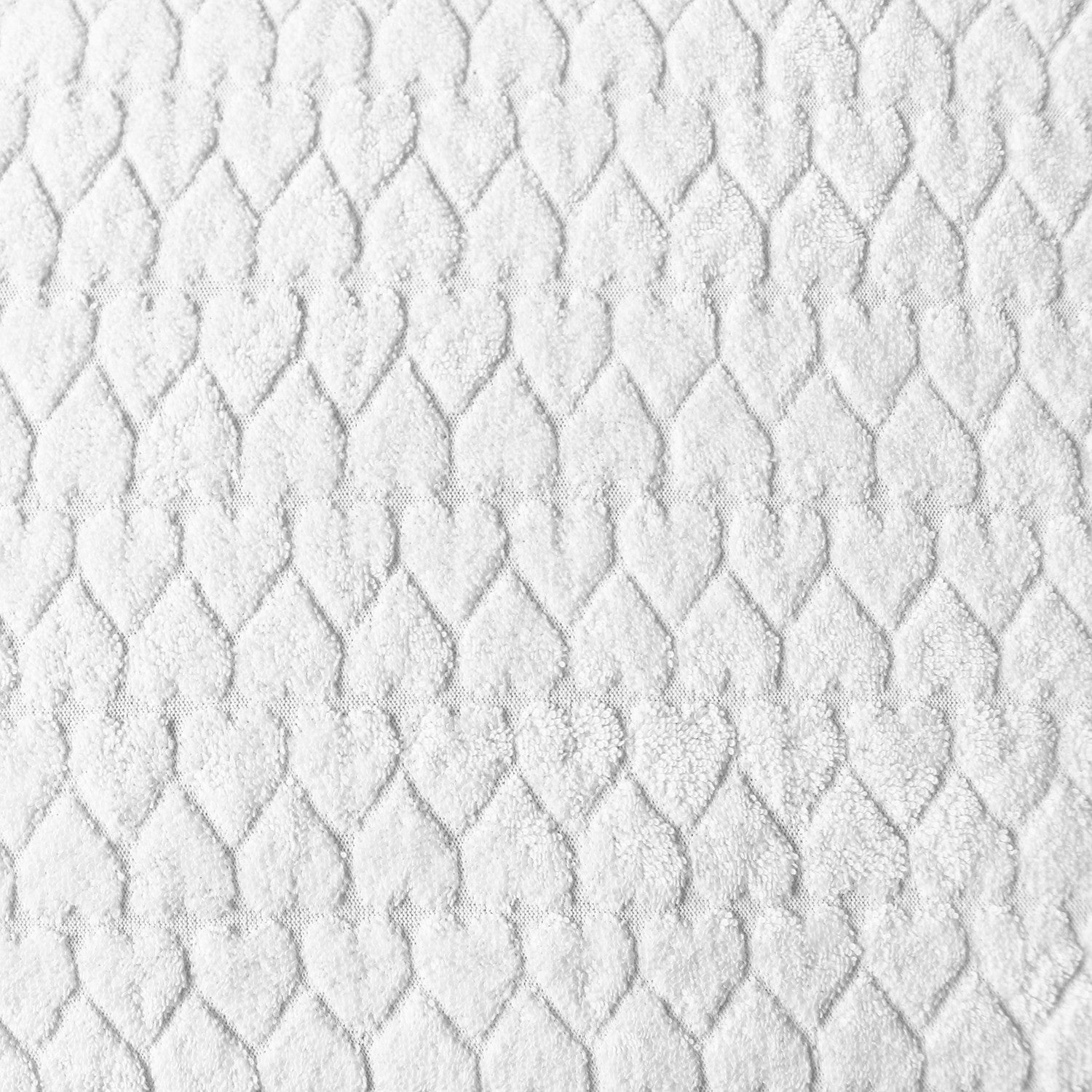 Coprimaterasso Jacquard in spugna di cotone, elasticizzato, anallergico, traspirante