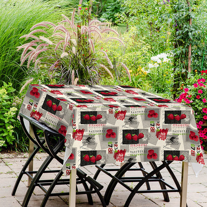 Tovaglia cerata antimacchia in PVC - Fragole