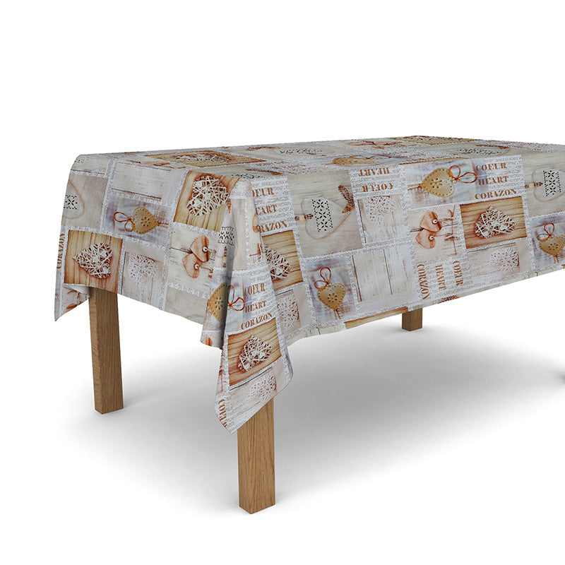 Tovaglia cerata antimacchia in PVC - Shabby Chic
