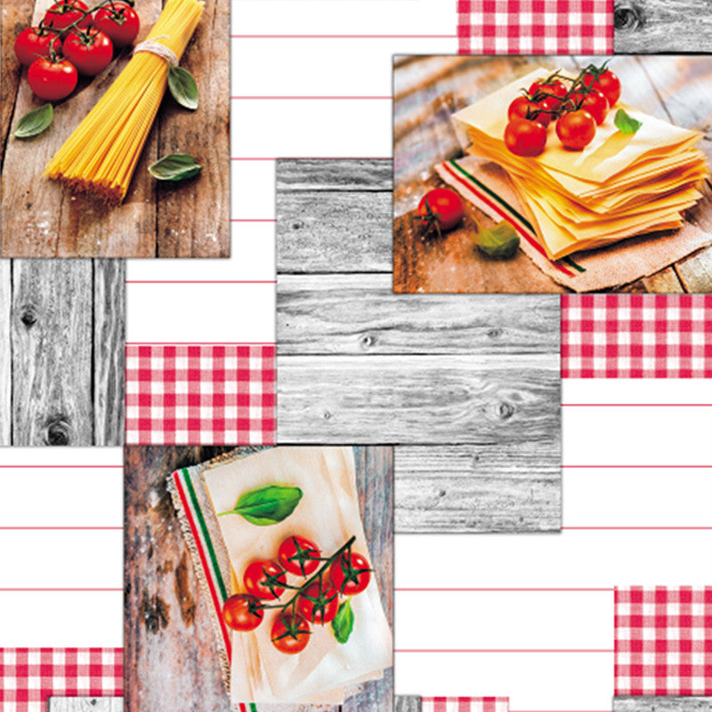 Tovaglia cerata antimacchia in PVC - Pasta