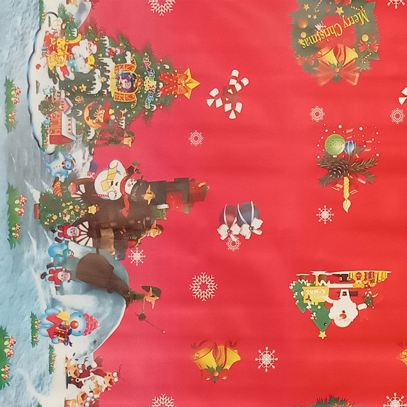 Tovaglia cerata antimacchia in PVC - Merry Christmas