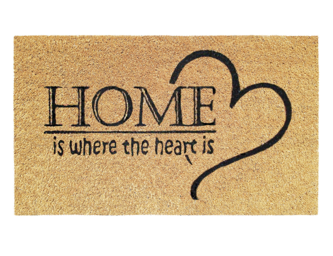 Zerbino in cocco 40x70 cm HOME CUORE