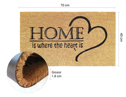Zerbino in cocco 40x70 cm HOME CUORE