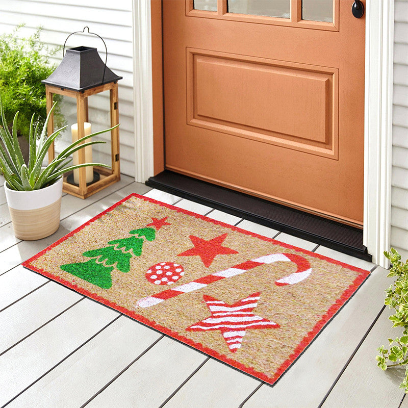 Zerbino in cocco 40x70 cm NATALE BASTONCINO