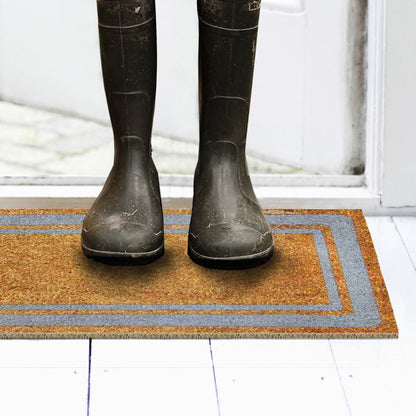 Zerbino in cocco 40x70 cm BORDER GRIGIO