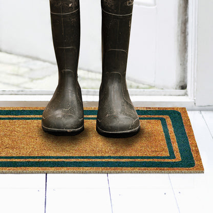 Zerbino in cocco 40x70 cm BORDER VERDE