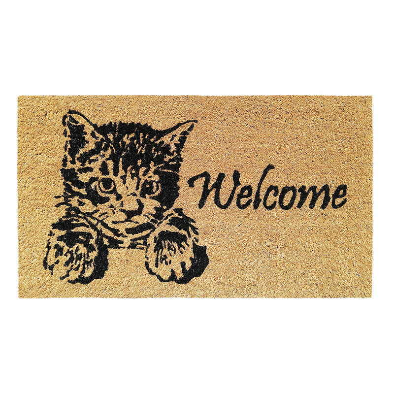 Zerbino in cocco 40x70 cm WELCOME GATTINO