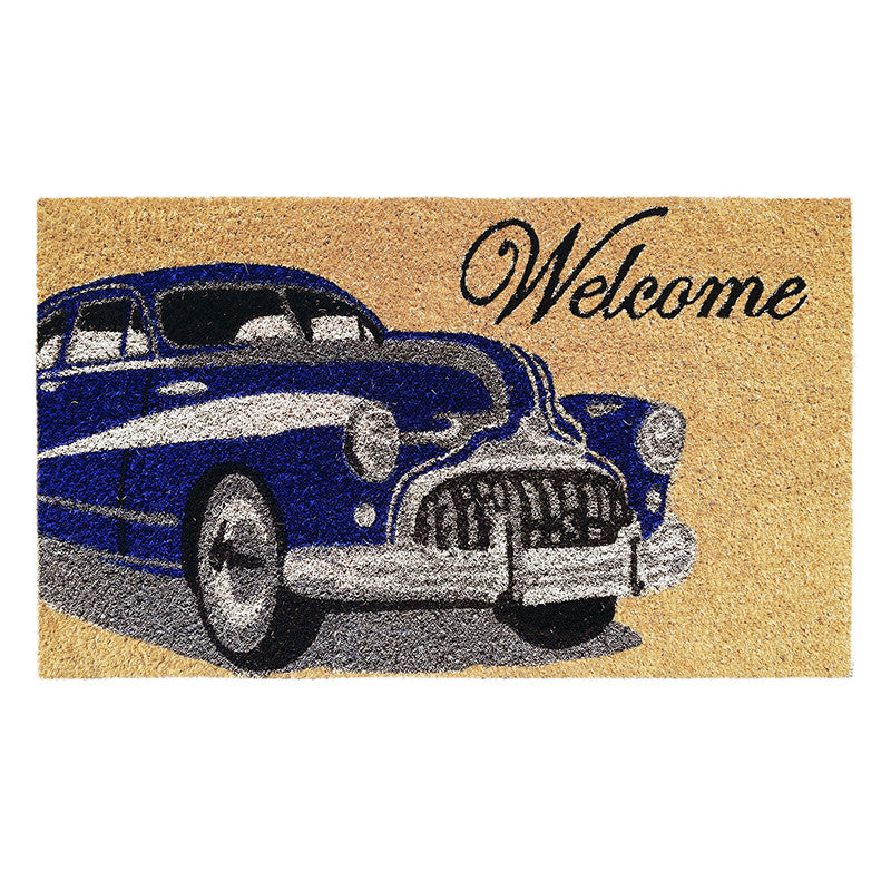 Zerbino in cocco 40x70 cm BLUE CAR