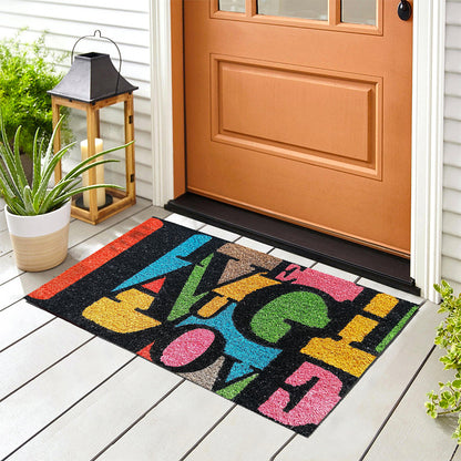 Zerbino in cocco 40x70 cm LETTERS