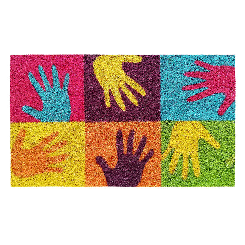 Zerbino in cocco 40x70 cm MANI COLORATE