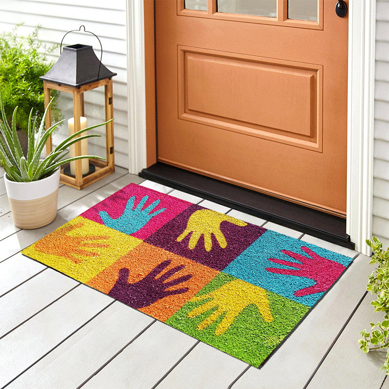 Zerbino in cocco 40x70 cm MANI COLORATE