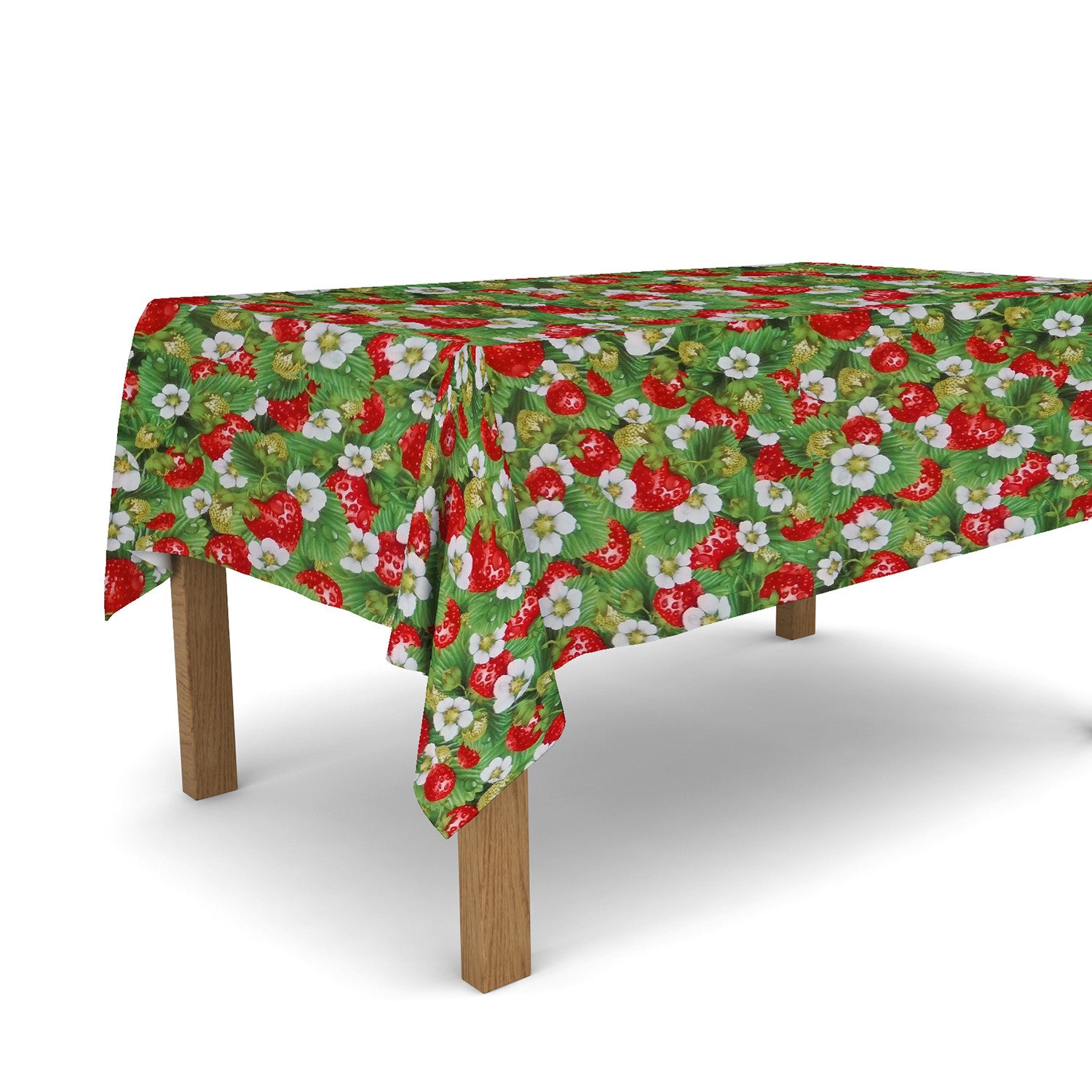 Tovaglia cerata antimacchia in PVC - Fior di Fragola