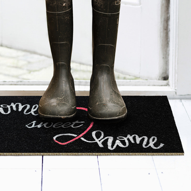 Zerbino in cocco 40x70 cm NERO HOME SWEET HOME