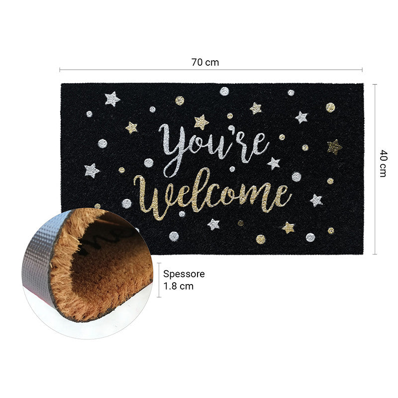 Zerbino in cocco 40x70 cm GLITTER YOU&
