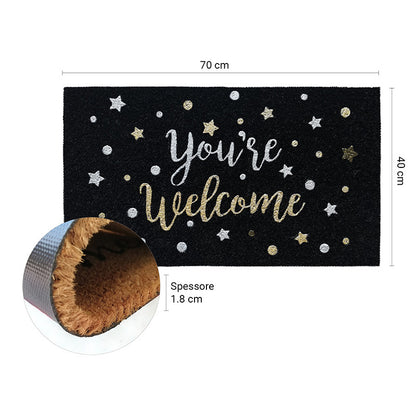 Zerbino in cocco 40x70 cm GLITTER YOU&