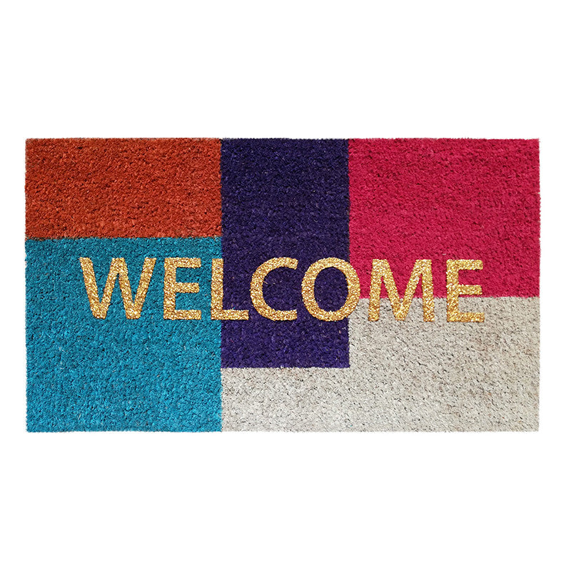 Zerbino in cocco 40x70 cm WELCOME COLORATO