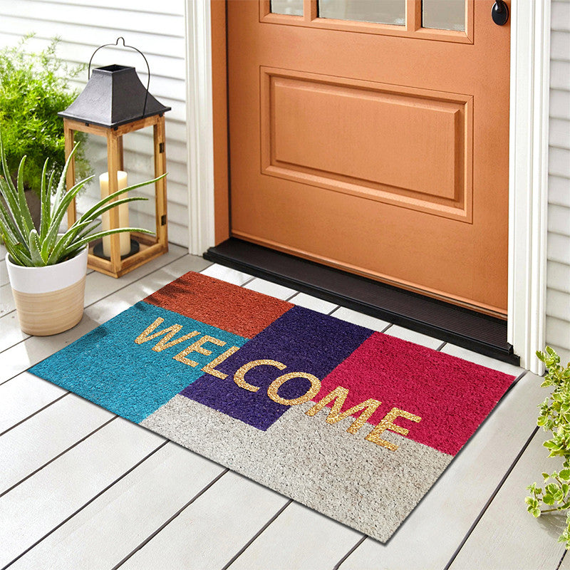 Zerbino in cocco 40x70 cm WELCOME COLORATO